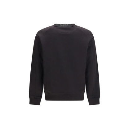Black Cotton Sweatshirt