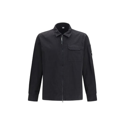 Black Cotton Denim Jacket