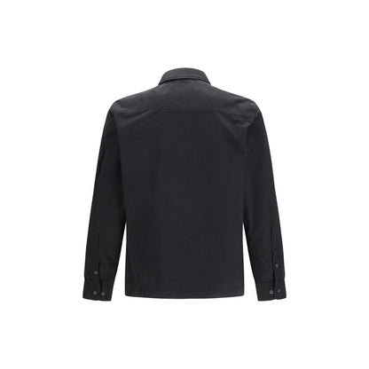 Black Cotton Denim Jacket