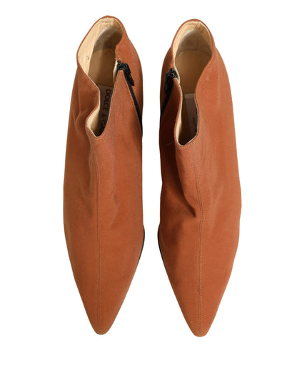 Brown Suede Ankle Boots Shoes