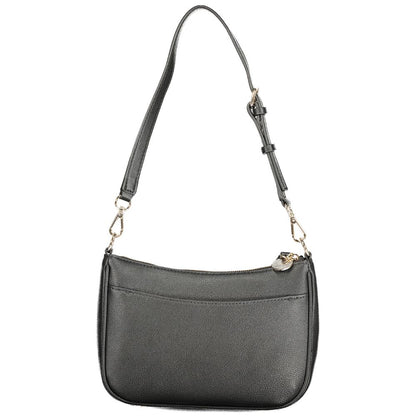 Black Polyurethane Women's Handbag