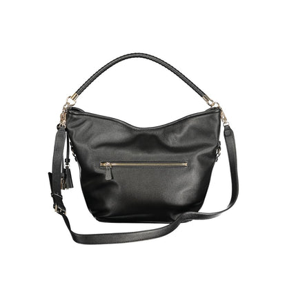 Nero Polyurethane Women Shoulder Bag