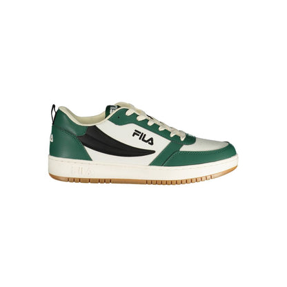White Polyurethane Men Sneaker