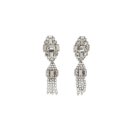Silver Metal Earrings