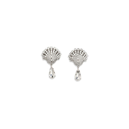 Silver Metal Earrings