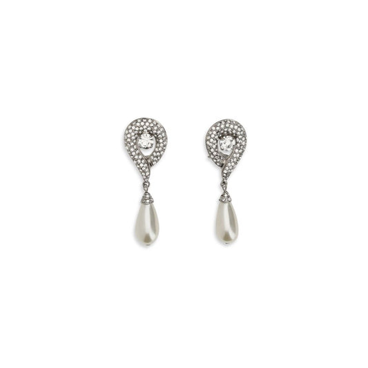 Silver Brass Earrings