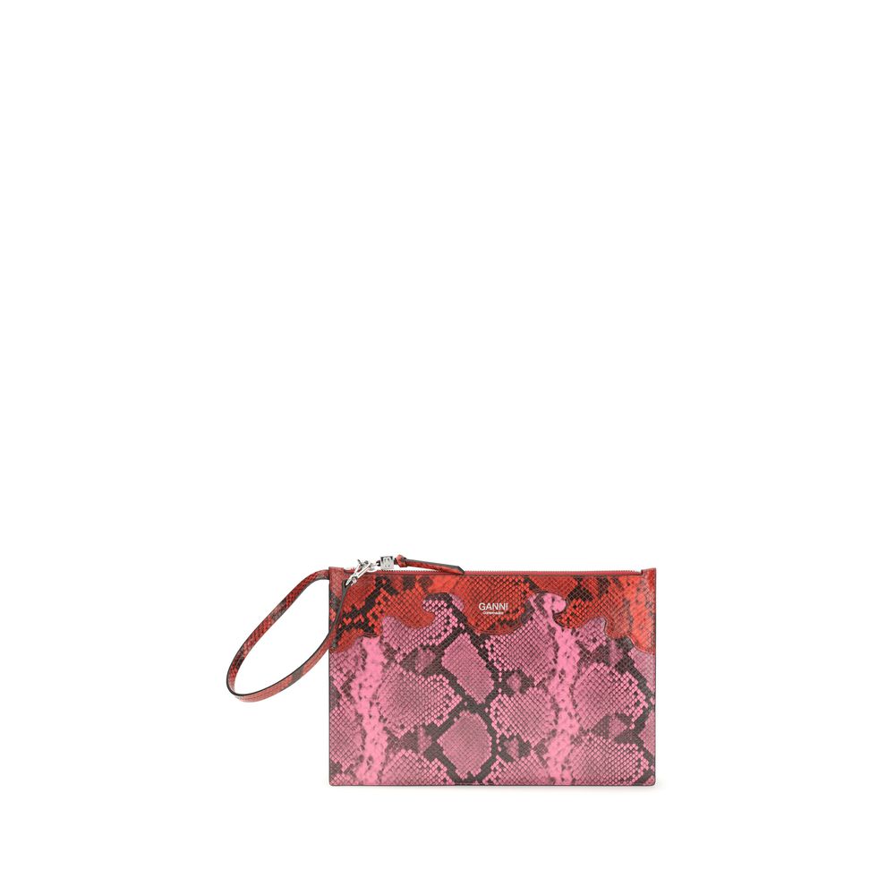 Multicolor Recycled Polyester Clutch Bag