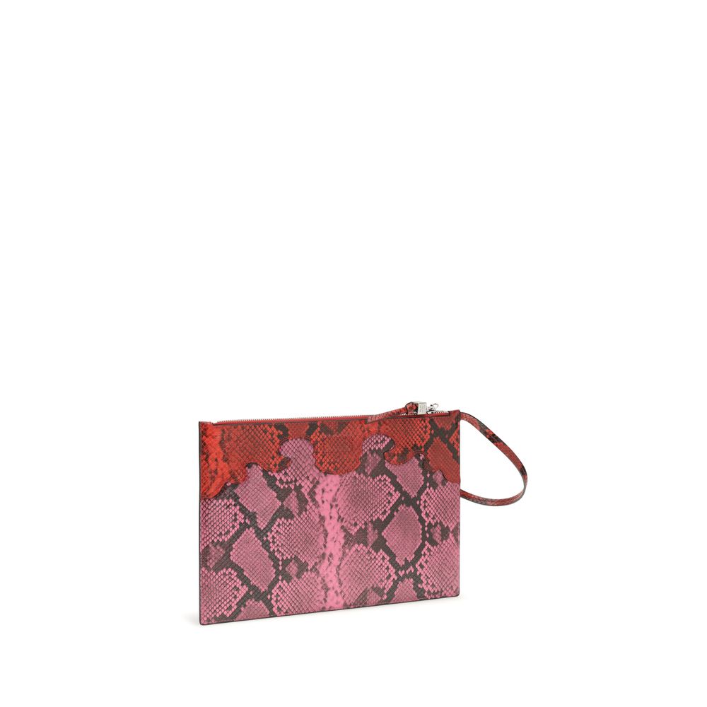 Multicolor Recycled Polyester Clutch Bag