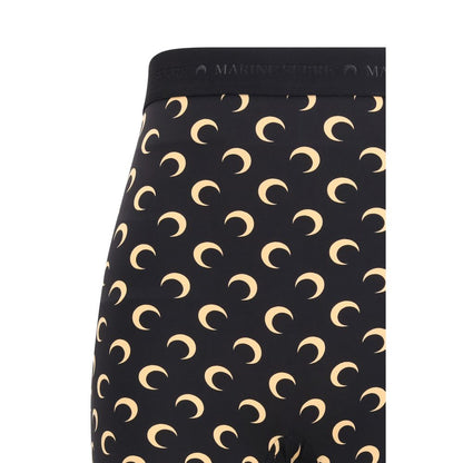 Black Polyamide Bermuda Shorts