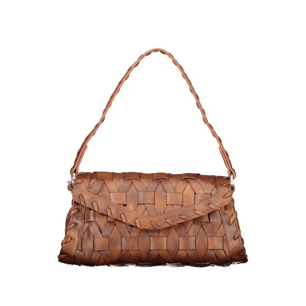Marrone Poliuretano Women Handbag