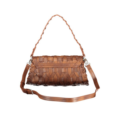 Marrone Poliuretano Women Handbag