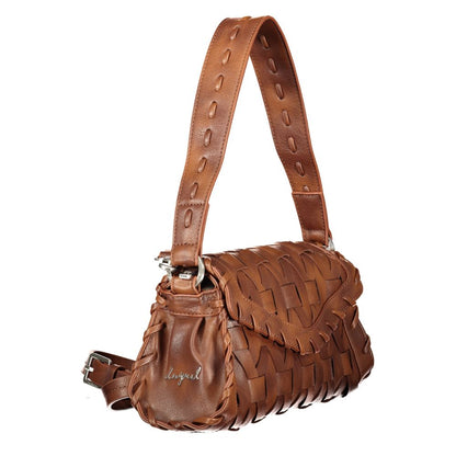 Marrone Poliuretano Women Handbag