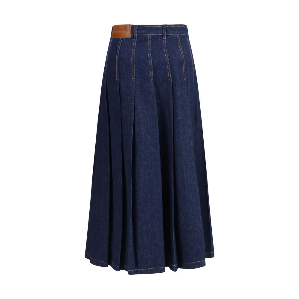 Blue Denim Skirt