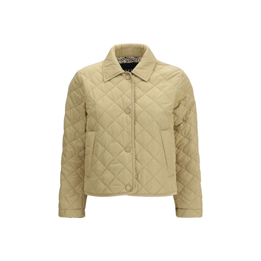 Beige Polyester Coat