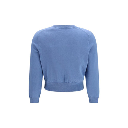 Blue Cotton Cardigan