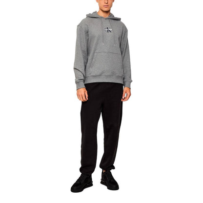 Gray Cotton Hoodie