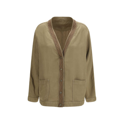 Bicolor Copper Denim Jacket