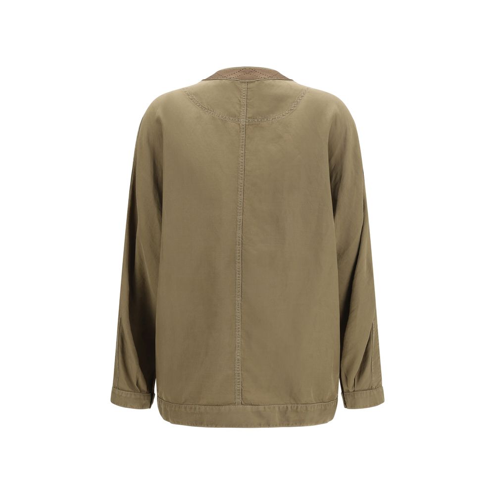 Bicolor Copper Denim Jacket