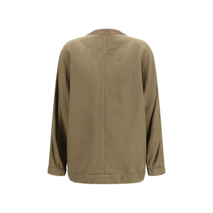 Bicolor Copper Denim Jacket
