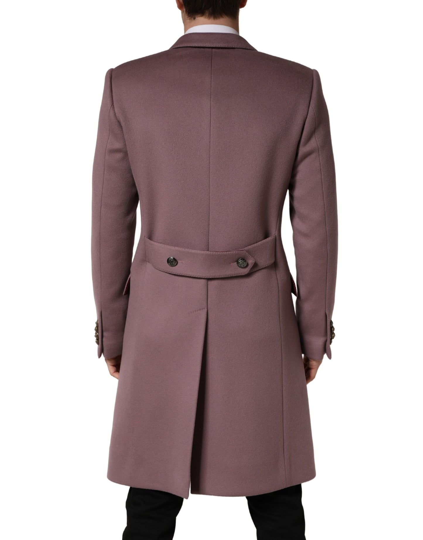 Brown Double Breasted Men Trench Coat Jacket