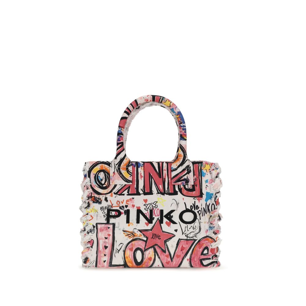 Multicolor Cotton Shoulder Bag