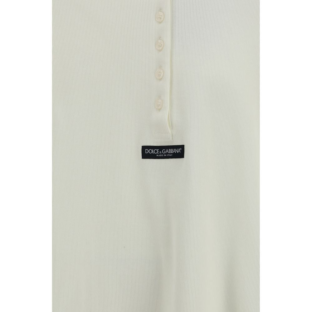 Beige Cotton Long Sleeve T-Shirt