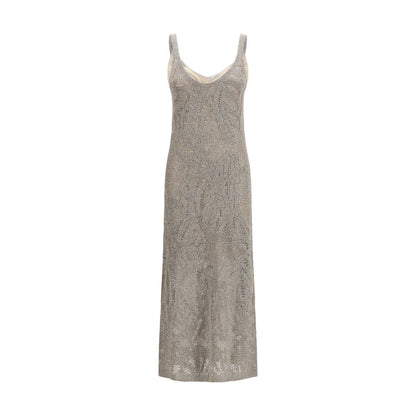 Gray Linen Casual Dress