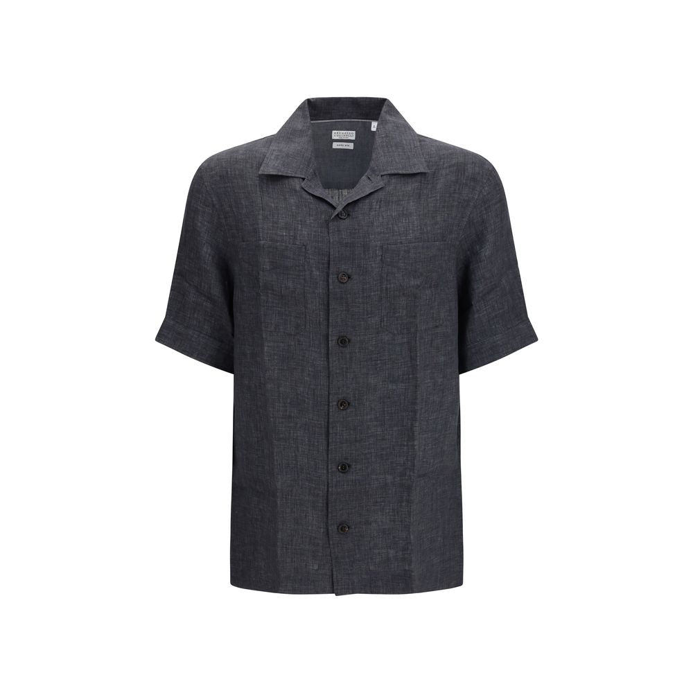 Gray Linen Shirt