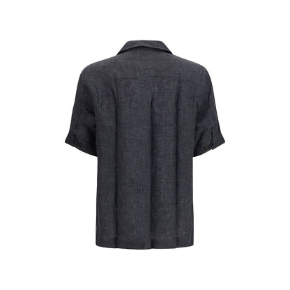 Gray Linen Shirt