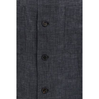 Gray Linen Shirt