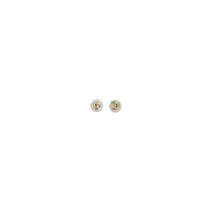 White Brass Earrings