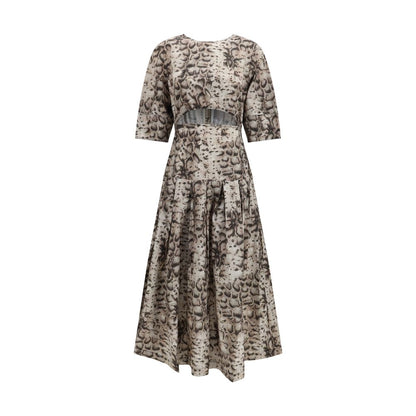 Multicolor Cotton Casual Dress