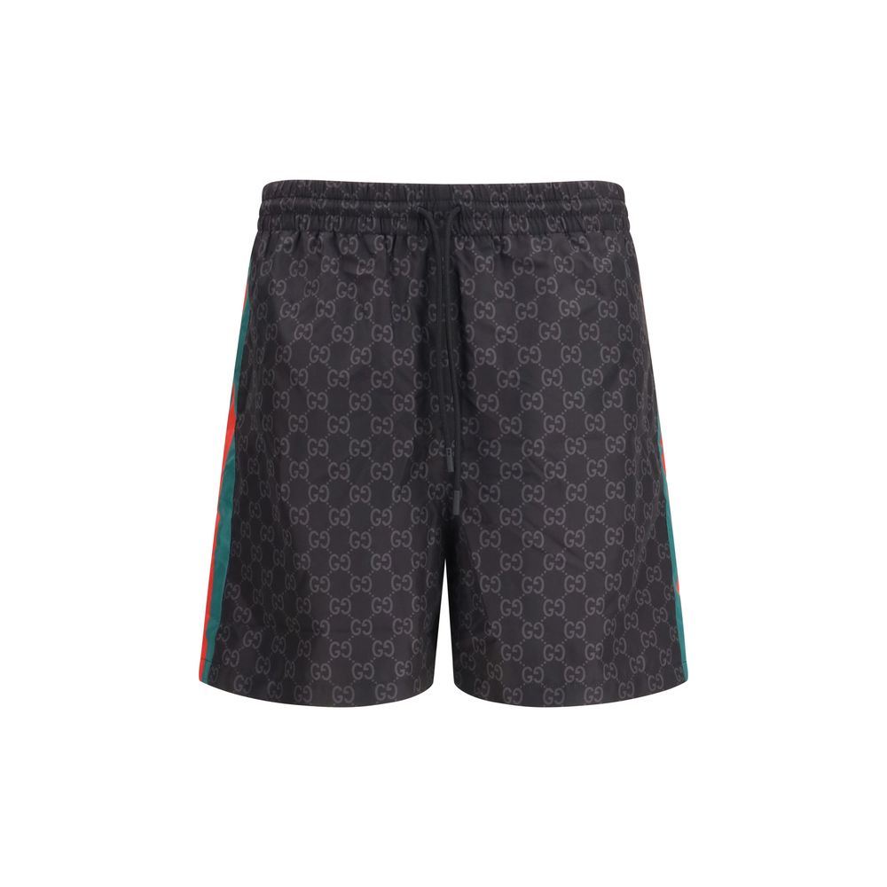 Black Nylon Shorts