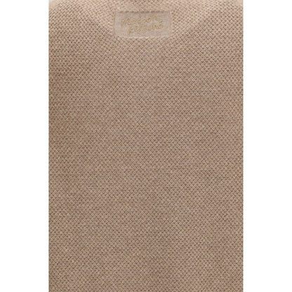 Beige Cotton Polo Shirt