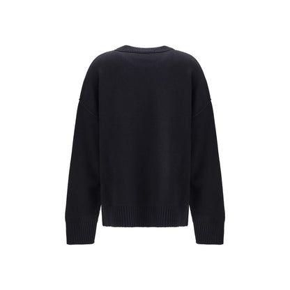 Black Fleece Wool Sweatshirt