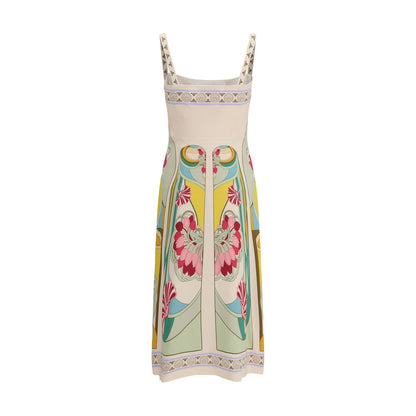 Multicolor Viscose Casual Dress