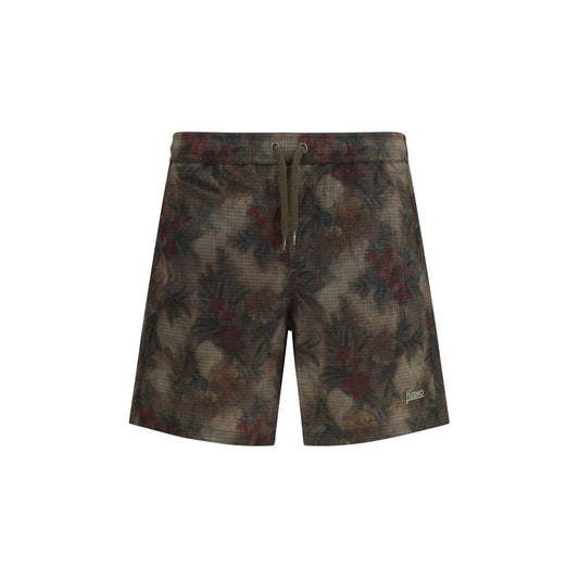 Multicolor Polyamide Swim Shorts