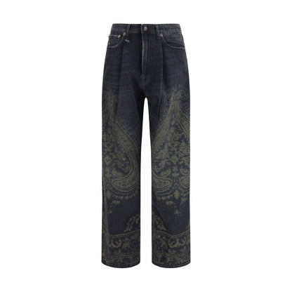 Black Cotton Jeans Denim