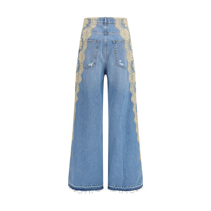 Blue Cotton Jeans Denim
