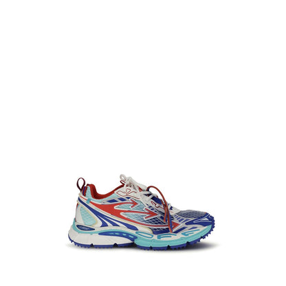 Multicolor Polyester Athletic Sneakers