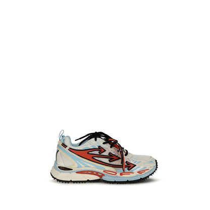Blue Calf Leather Bos Taurus Athletic Sneakers
