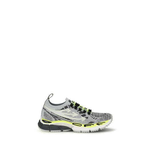 Multicolor Polyester Athletic Sneakers