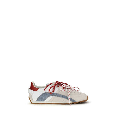 Multicolor Calf Leather Bos Taurus Low Top Sneakers