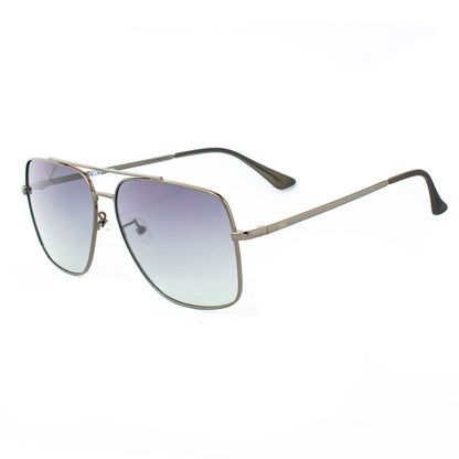 Gray Metal Sunglasses