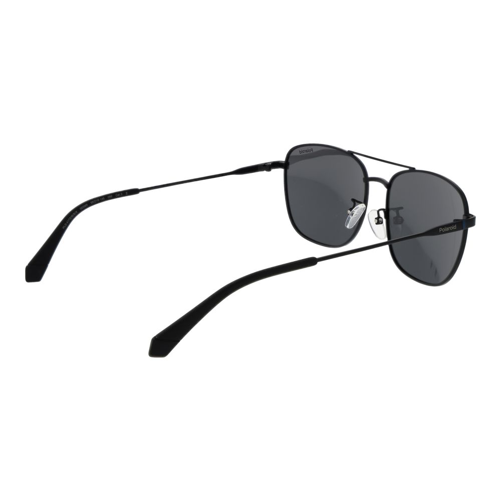 Black Stainless Steel Sunglasses
