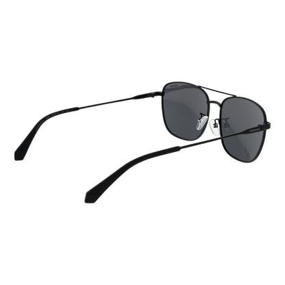 Black Stainless Steel Sunglasses
