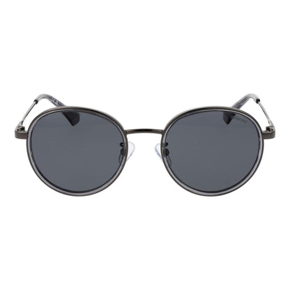 Gray Stainless Steel Sunglasses