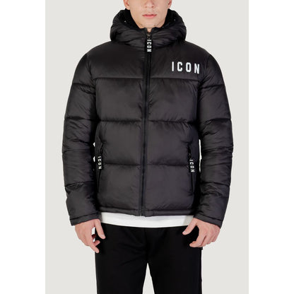 Black Polyester Coat