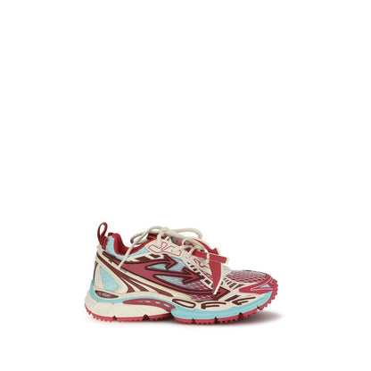 Multicolor Polyester Athletic Sneakers