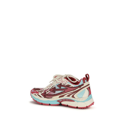 Multicolor Polyester Athletic Sneakers